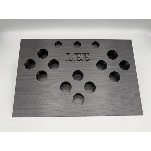 LEE Precision Turret Press - Turret Holder Organizer - 3 turrets and holders - Picture 1 of 6